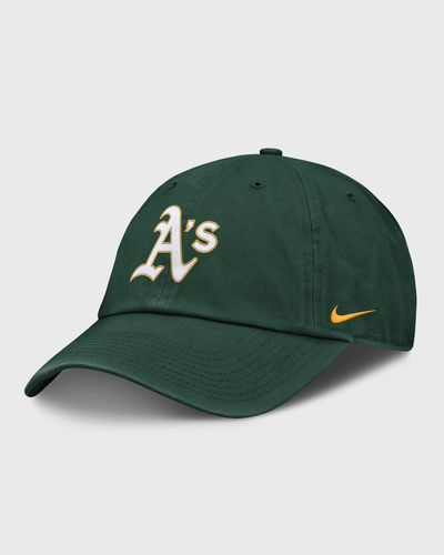Nike MLB Oakland Athletics Club Unstructured Organic Cotton Cap, green
