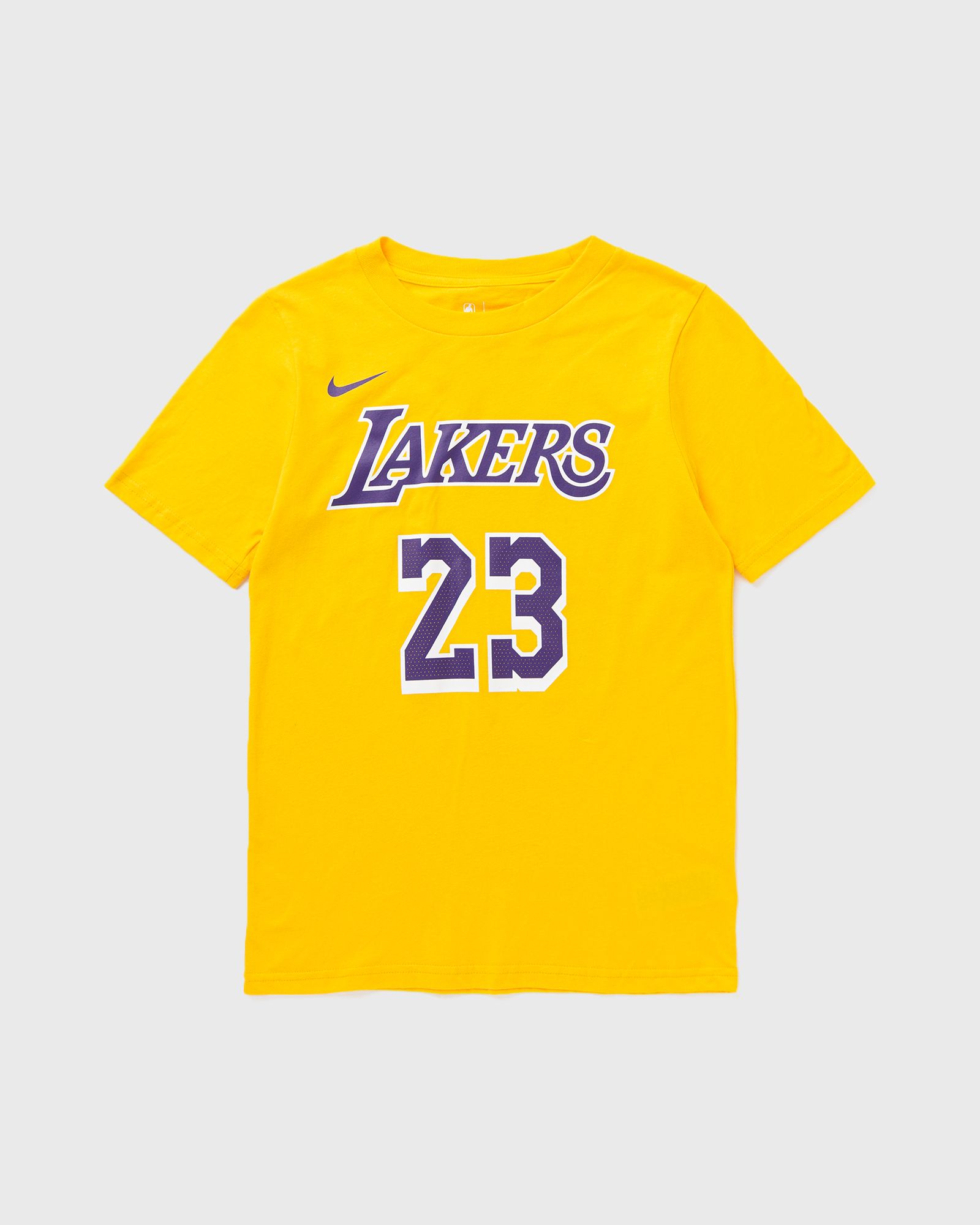 Nike N&N TEE -ICON LOS ANGELES LAKERS LEBRON JAMES #23, yellow