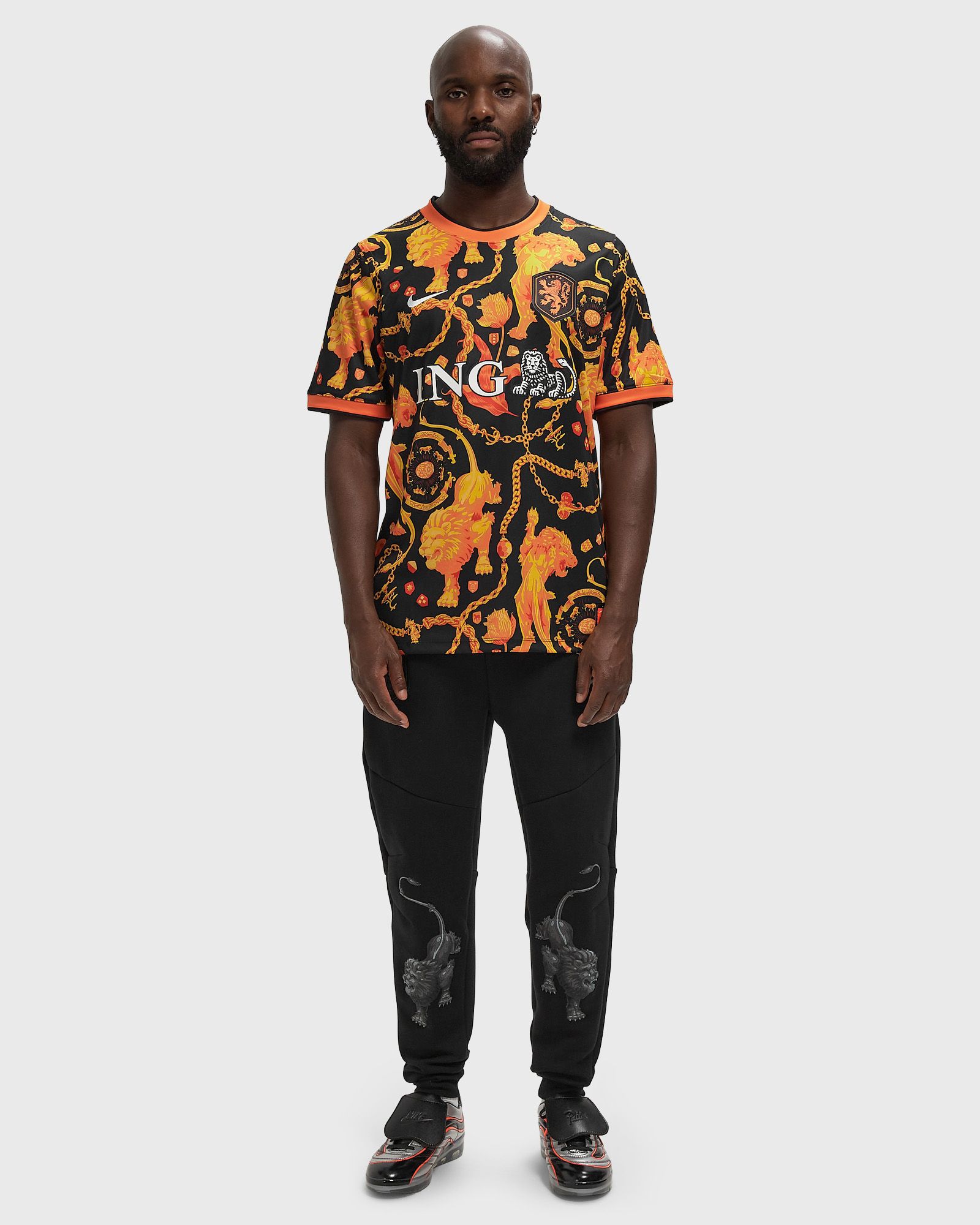 Nike Netherlands x Patta Academy Pro Short-Sleeve Top Black Orange