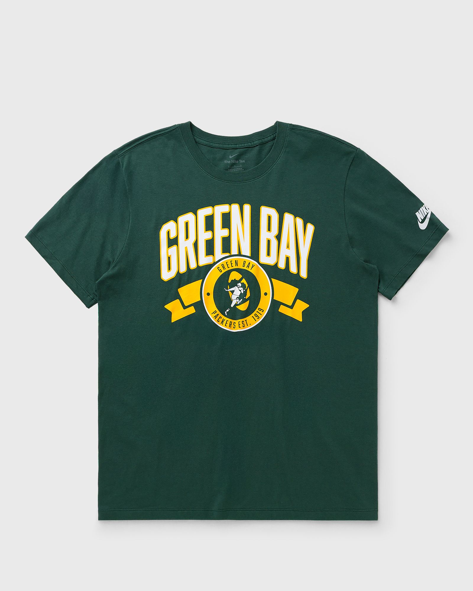 Nike NFL Green Bay Packers Rewind Front and Back Hit Essential Cotton Tee, green