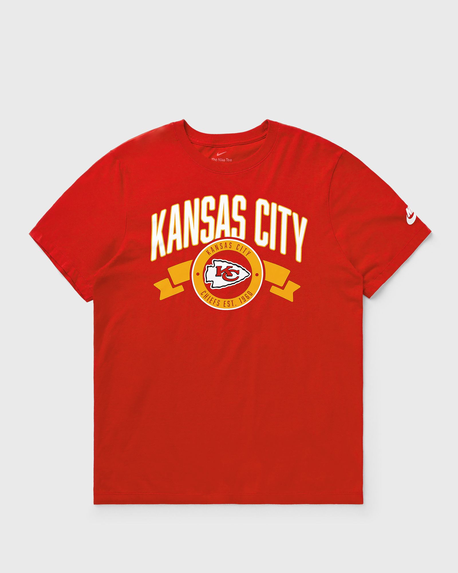 Nike NFL Kansas City Chiefs Rewind Front and Back Hit Essential Cotton Tee, red