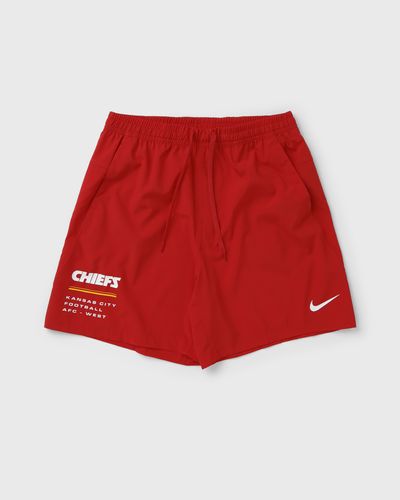 Nike NFL Kansas City Chiefs Team Logo Nike Form Dri-FIT Unlined Woven 7 Short, red