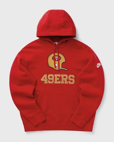 Nike NFL San Francisco 49ers Rewind Club Hoodie, red