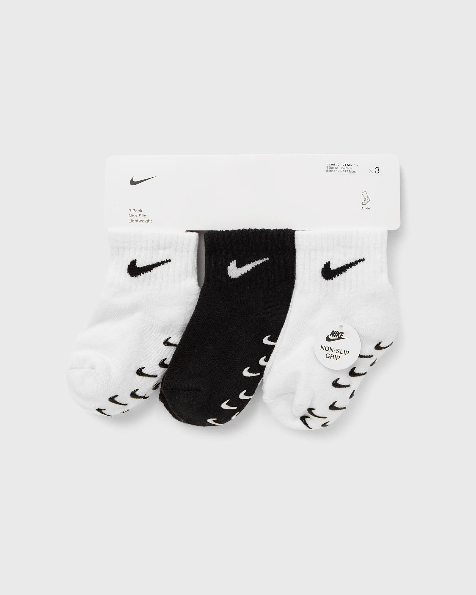 Nike NHN 3PK INF/TODD GRIPPER QTR S, white
