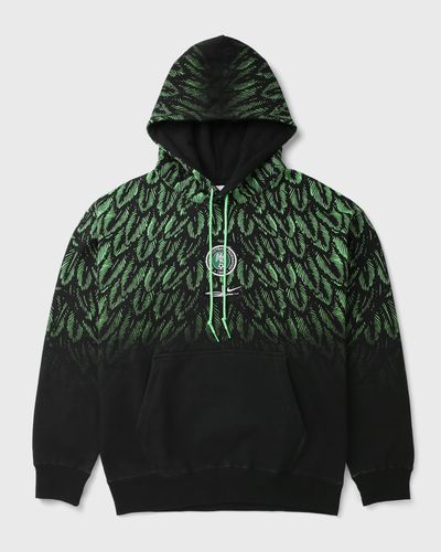 Nike Nigeria x Slawn Fleece Hoodie, black|green