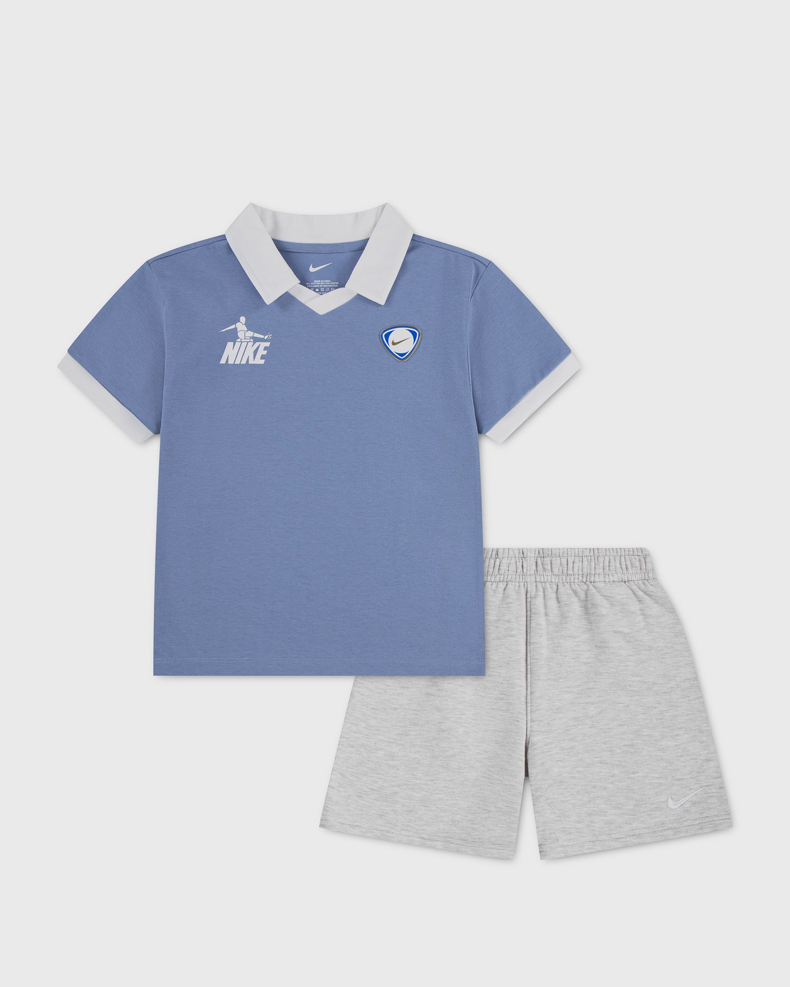 Nike NKB B NSW GOAL MODE FT SHORT S, blue|grey