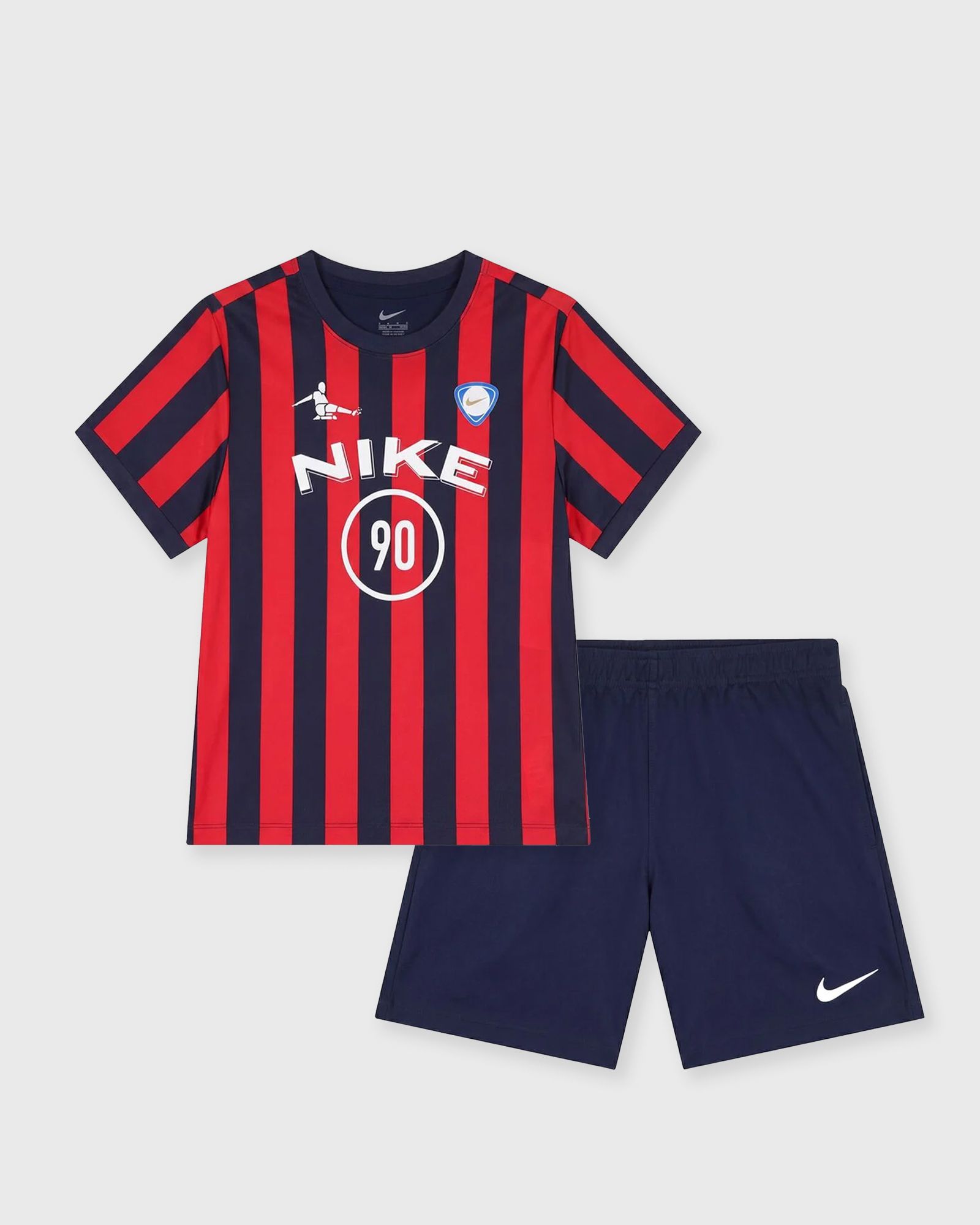 Nike NKB B NSW GOAL MODE SHORT SET, blue|red