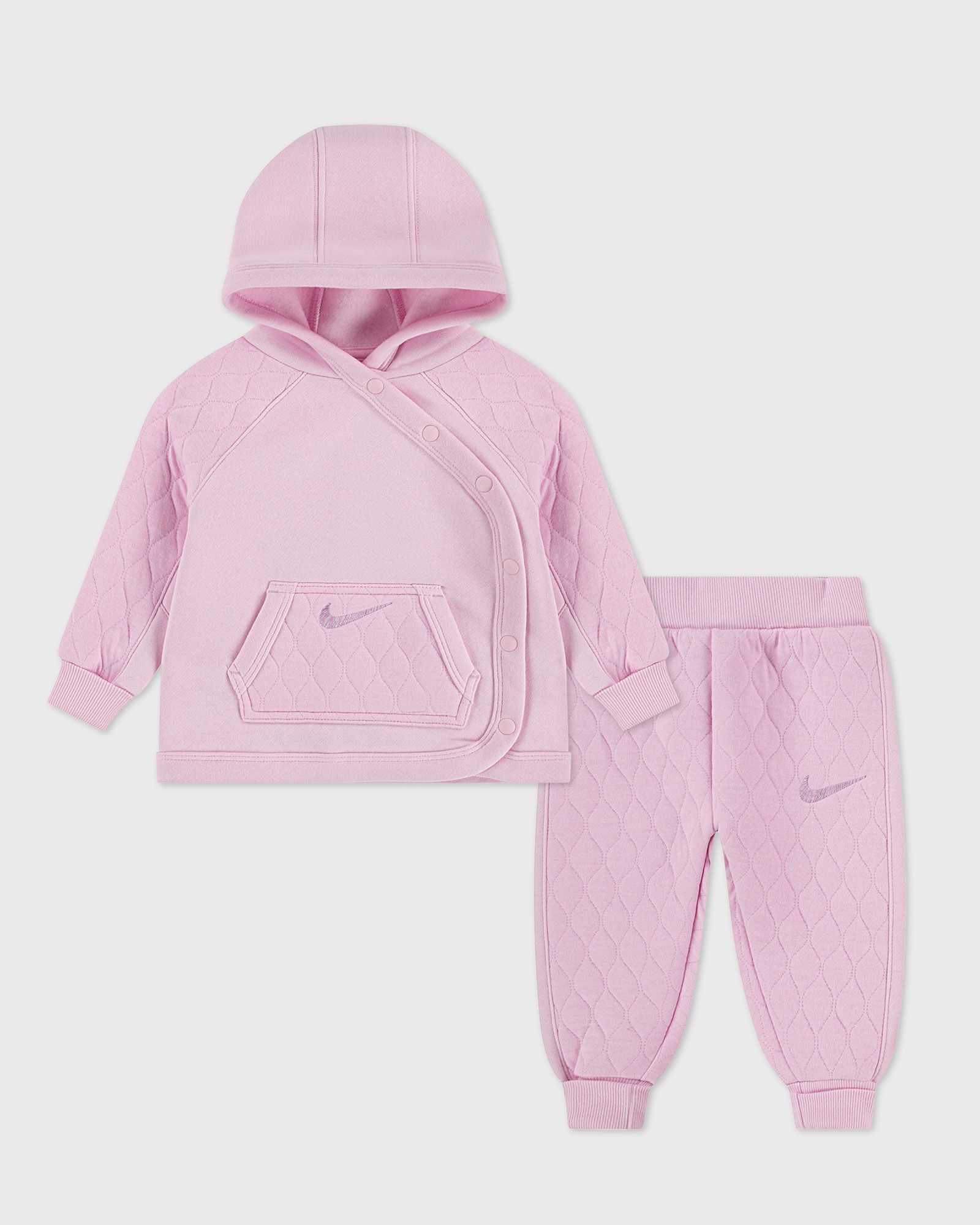 Nike READYSET HOODED JOGGER SET, pink