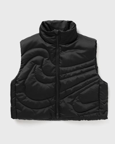 Nike Swoosh Series Oversize Down Vest, black