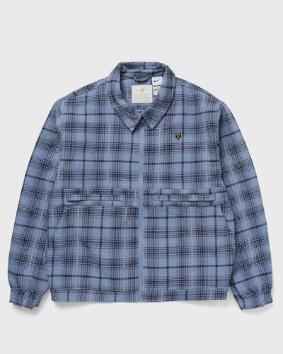 Nike TARTAN JACKET LOOSE, blue