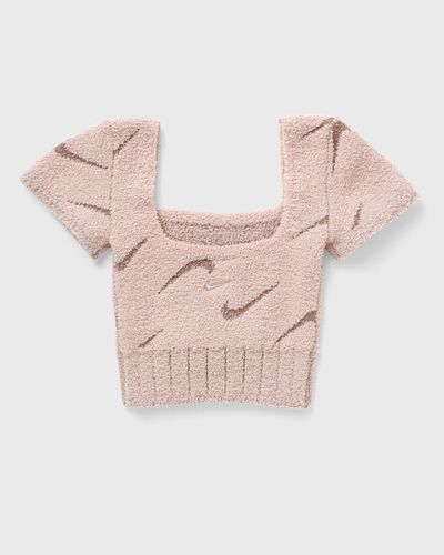 Nike WMNS PHNX BCL SS CROP TOP, pink