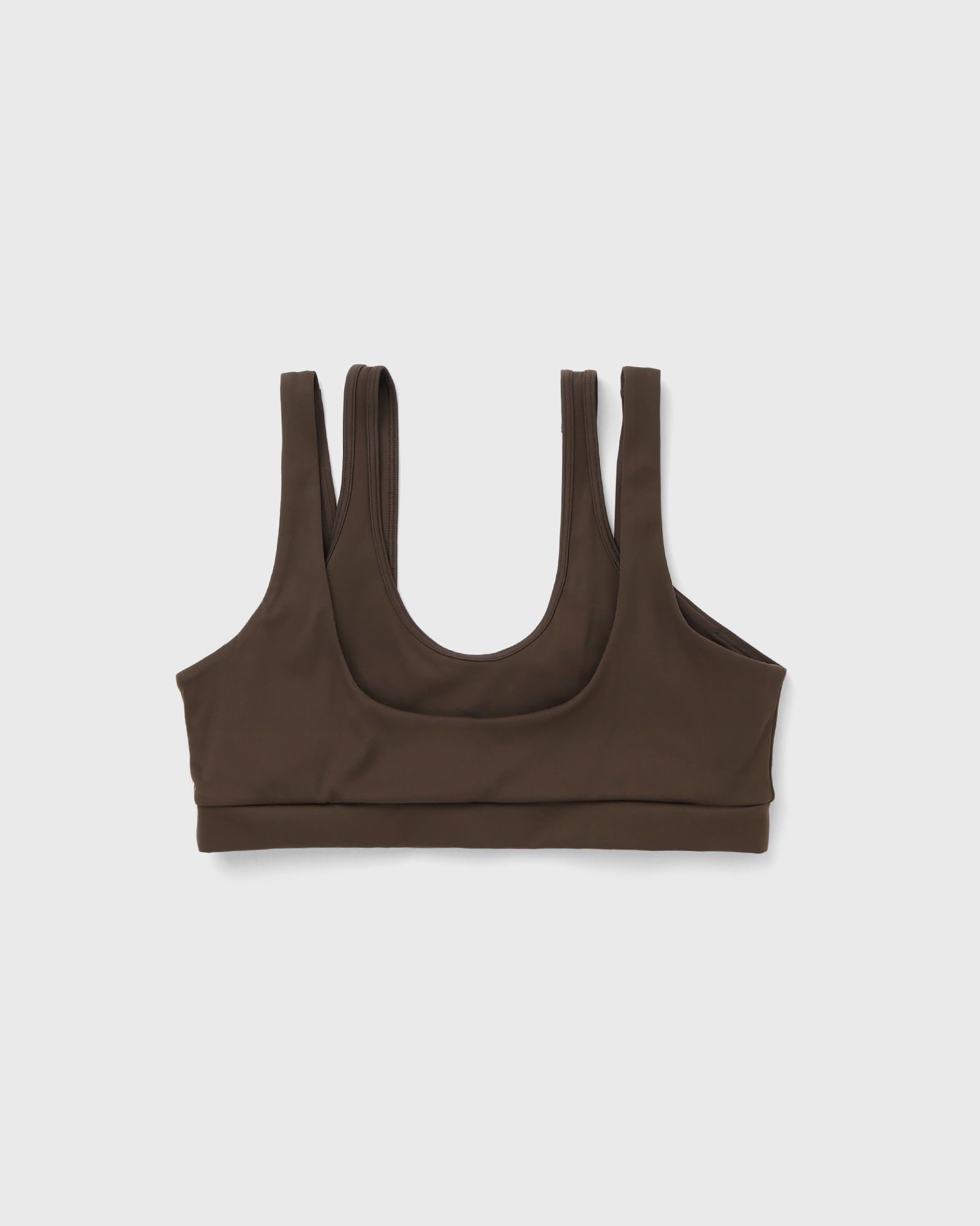 Nike WMNS x SKIMS DOUBLE-STRAP SCOOP BRA, brown