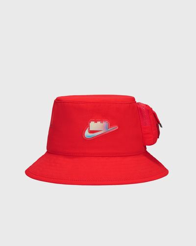 Nike X LEGO COL KIDS BUCKET HAT, red