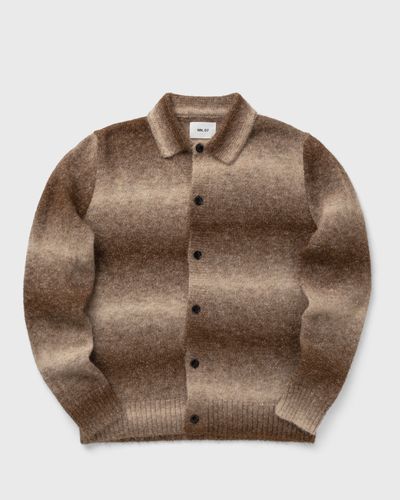 NN.07 Alfie Polo Cardigan, brown