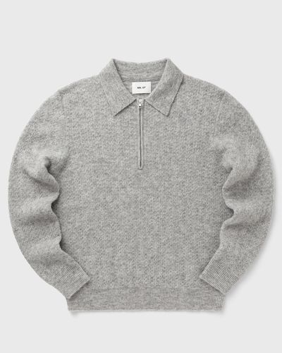 NN.07 Alfie Zip Polo, grey
