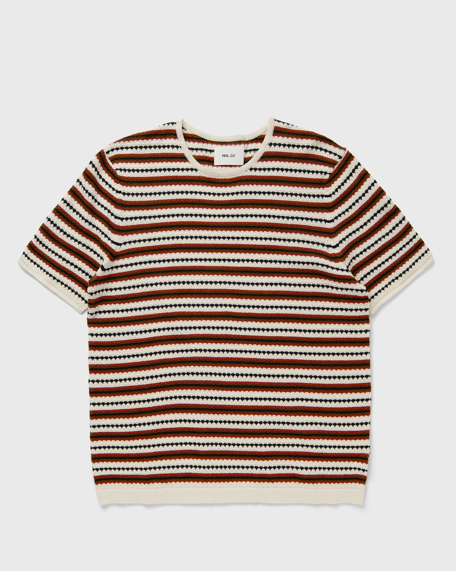 NN.07 Bari Tee 6686, red|beige
