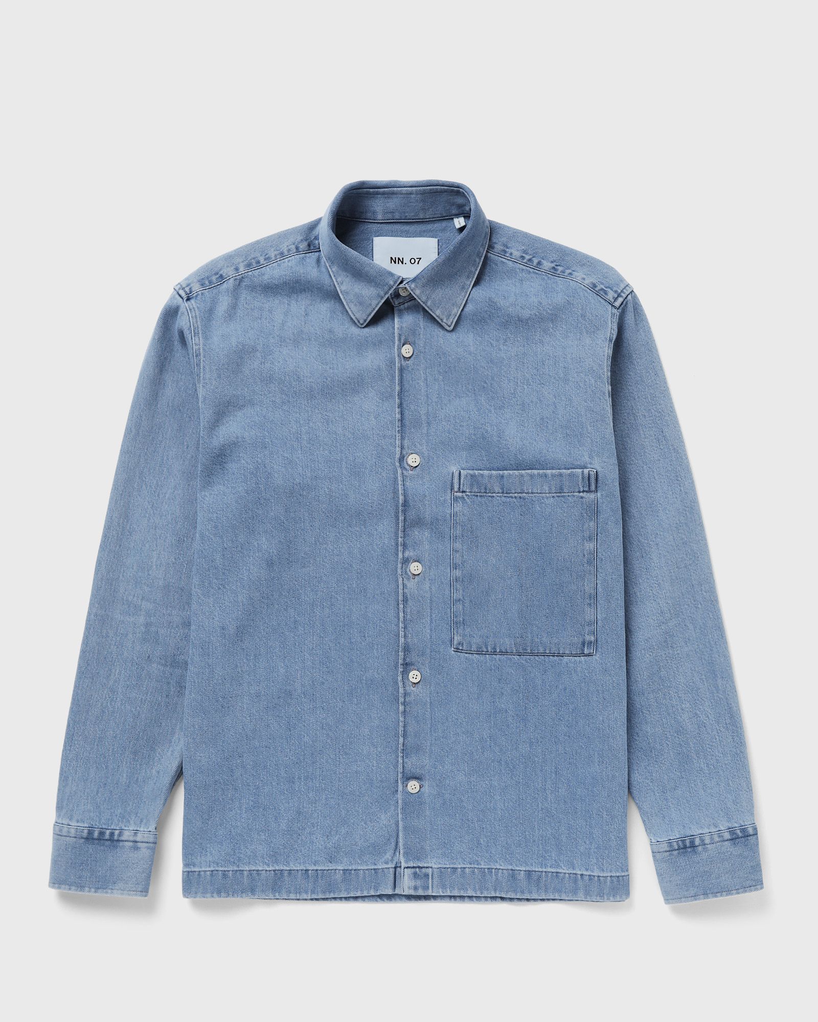 NN.07 Freddy LS Shirt 50033, blue
