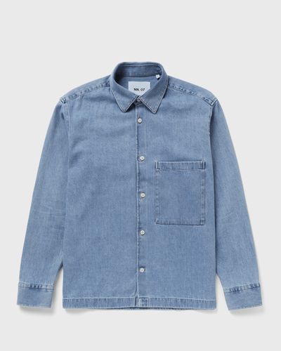 NN.07 Freddy LS Shirt 50033, blue