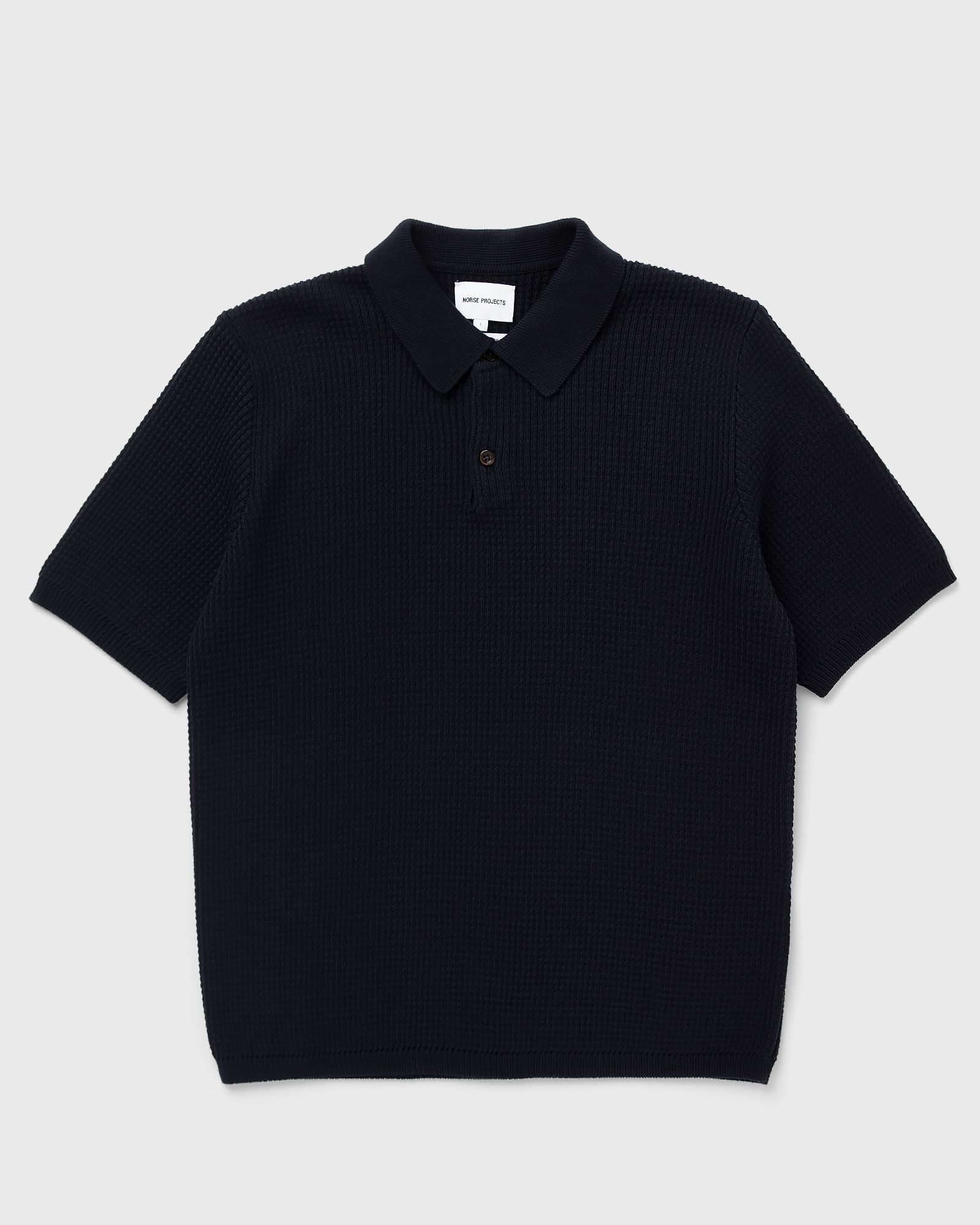 Norse Projects Anholt Cotton Crepe Polo, blue