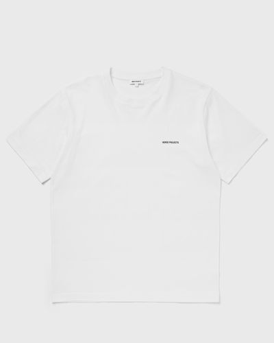 Norse Projects Dyrehaven Organic Logo Print Tee, white