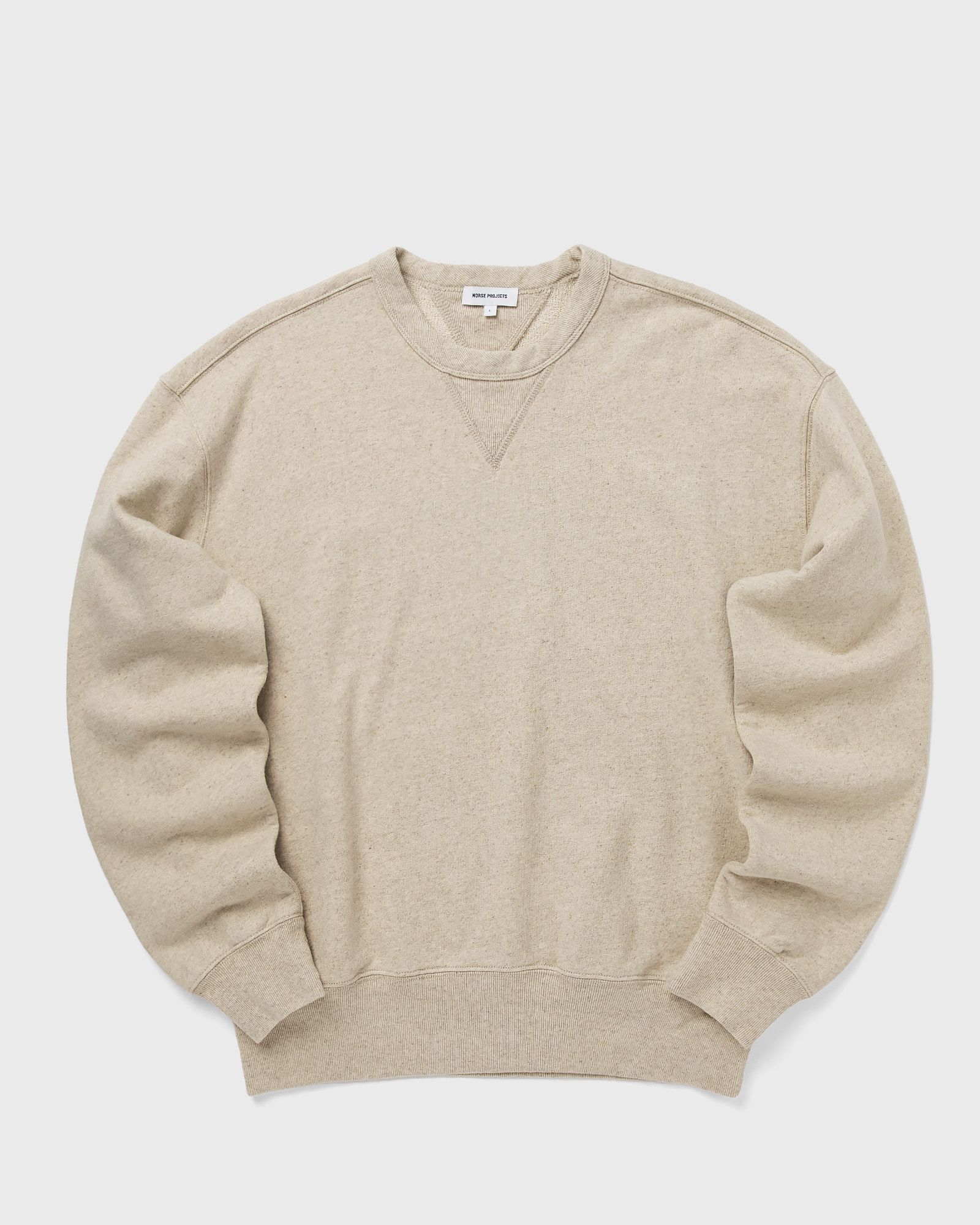 Norse Projects Kulhuse Cotton Linen Loopback Sweatshirt, white