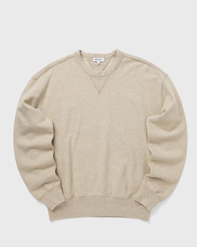 Norse Projects Kulhuse Cotton Linen Loopback Sweatshirt, white