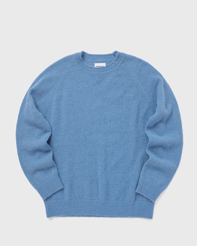 Norse Projects Nordevik Baby Alpaca Sweater, blue