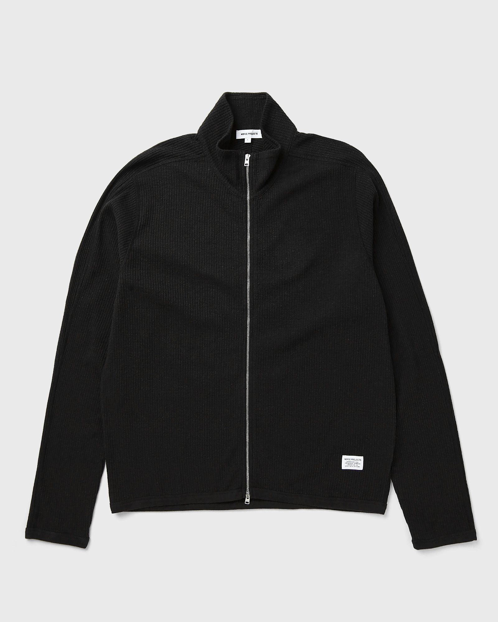 Teno Cotton Hemp Military Rib Zip Cardigan