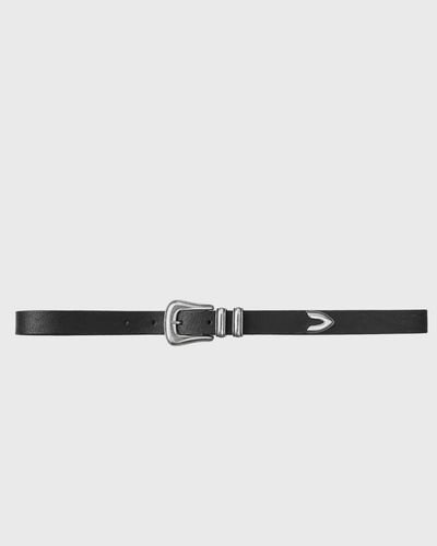 Nudie Jeans Western Silver Belt, black