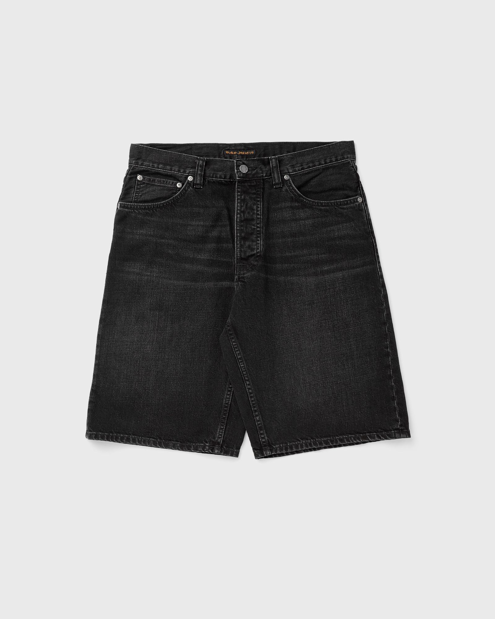 Nudie Jeans Zeb Denim Shorts Night Dune, black