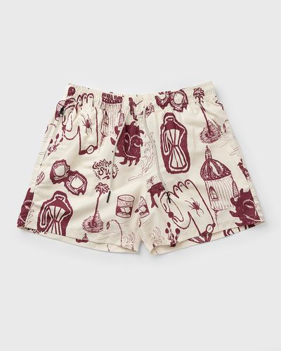 OAS Cantina Swim Shorts, red|beige