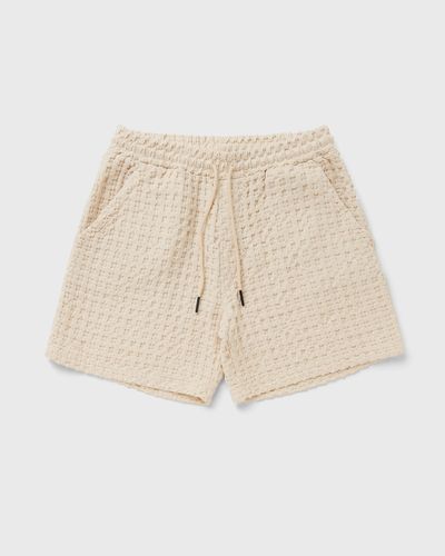 OAS Ecru Porto Waffle Shorts, beige
