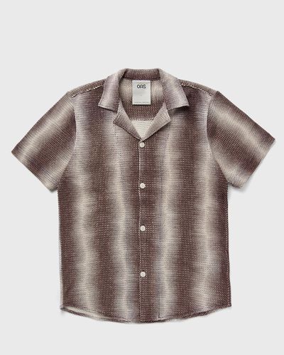 OAS Merlot Echo Cuba Net Shirt, red