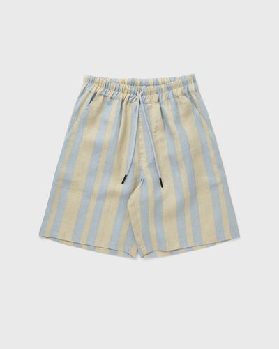 OAS Mist Strata Nicola Linen Shorts, green