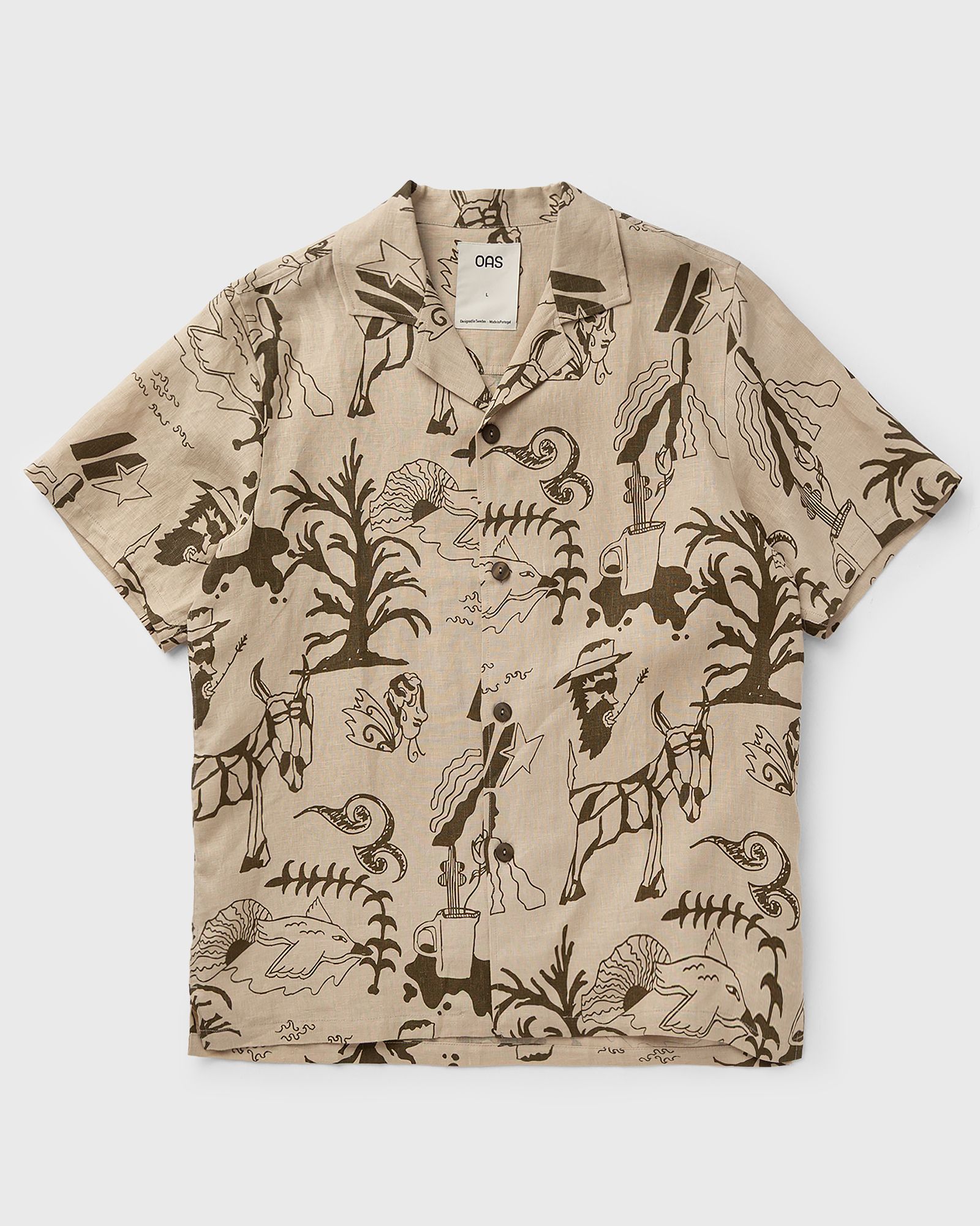 OAS Poplan Cuba Shirt, beige