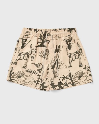 OAS Poplan Swim Shorts, green|beige