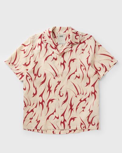 OAS Tribalo Cuba Shirt, red|beige