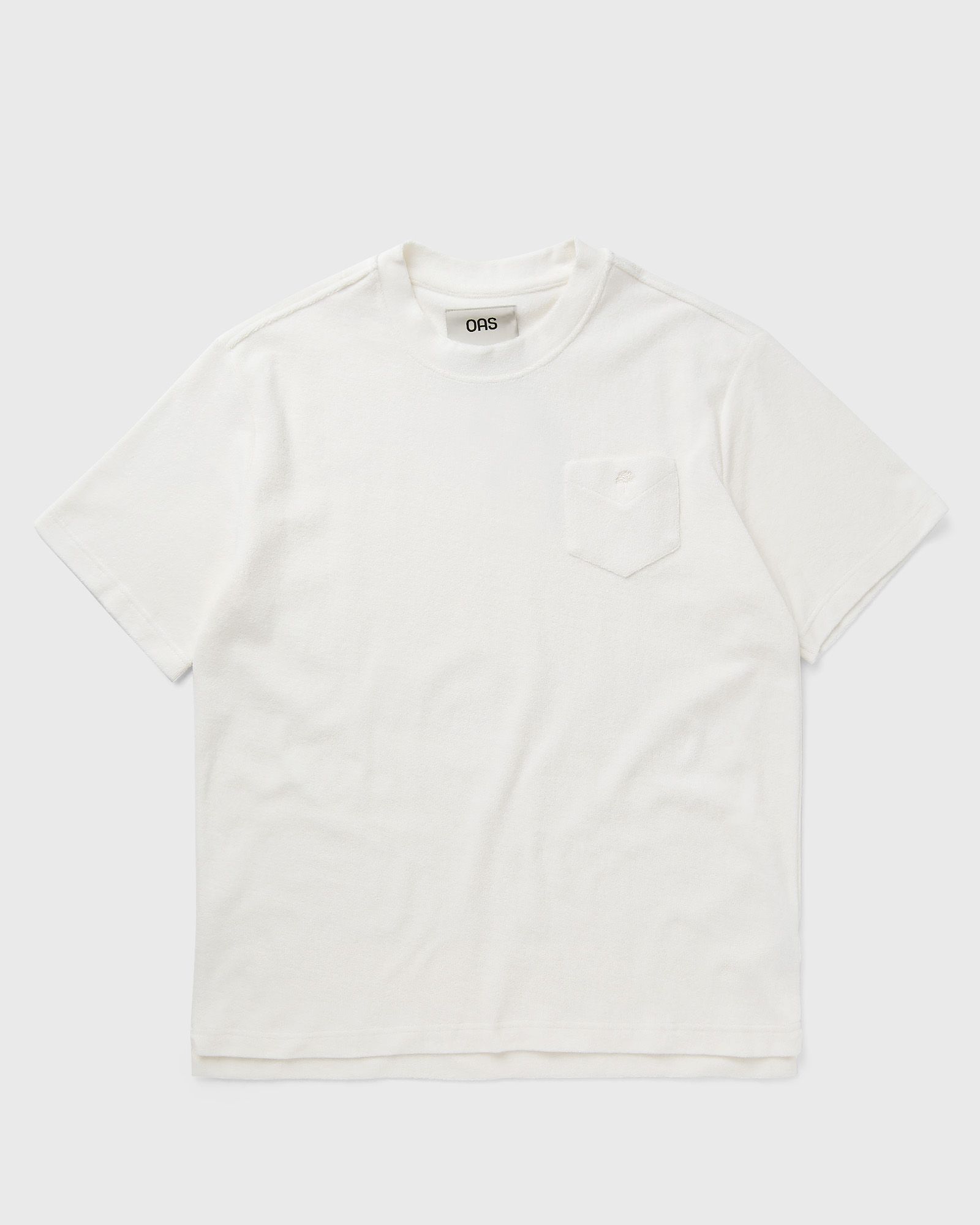 OAS White Terry Tee, beige
