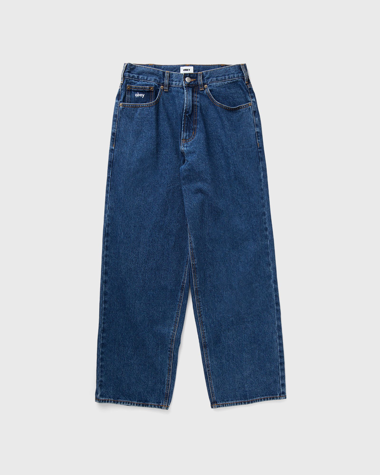 Obey Bigwig baggy denim, blue