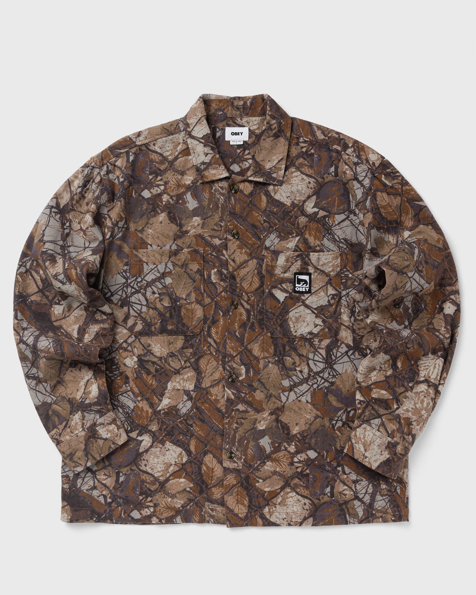 Obey Fence camo woven, brown