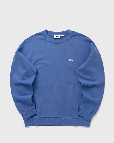 Obey Lowercase pigment crew, blue