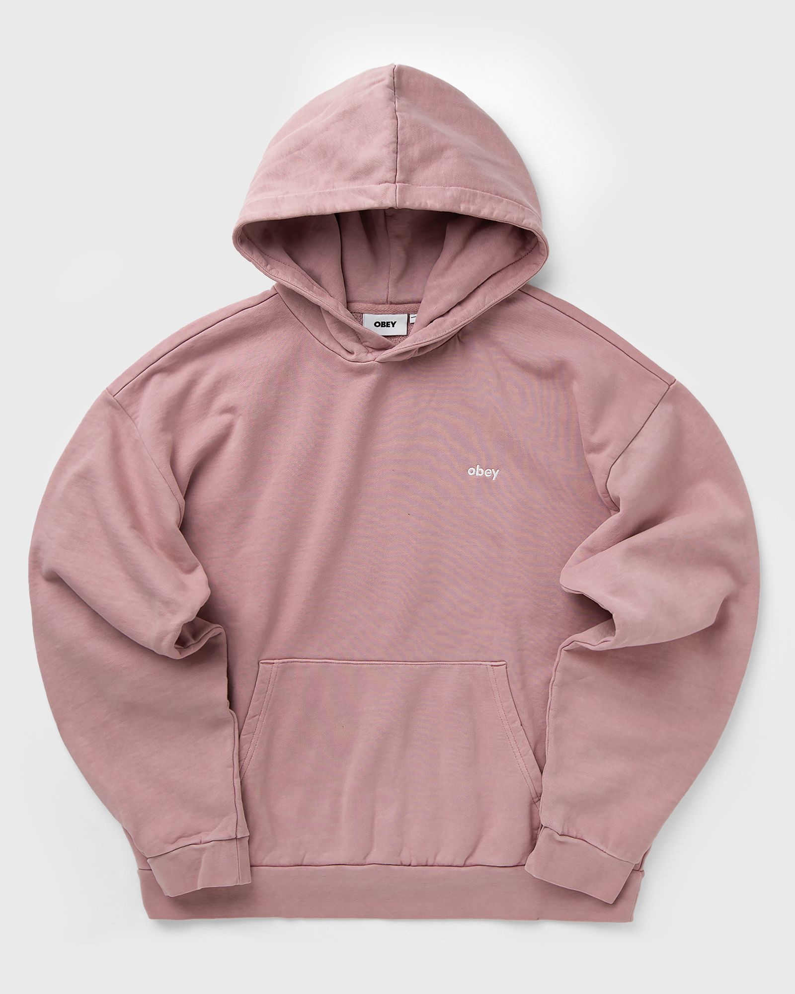 Obey Lowercase pigment hood, pink