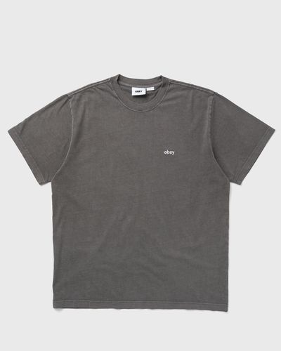 Obey Lowercase pigment tee ss, grey