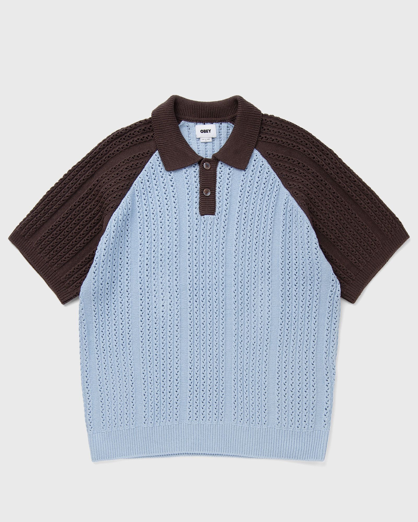 Obey Obey abel polo sweater, blue