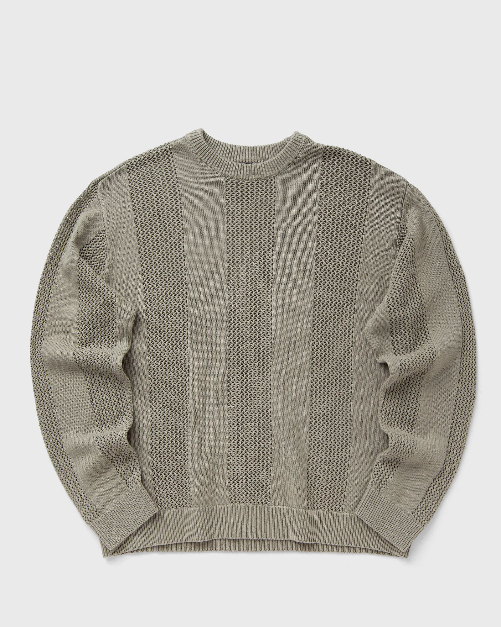 Obey Obey crochet sweater, grey
