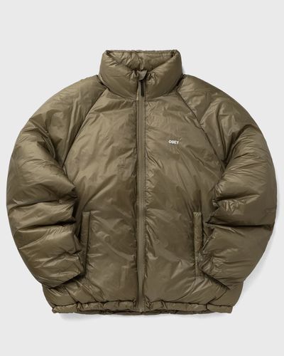 Obey Obey echo puffer, green