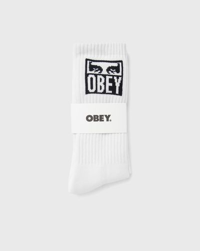 Obey Obey eyes icon socks, white