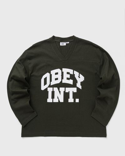 Obey Obey football jersey ls, green
