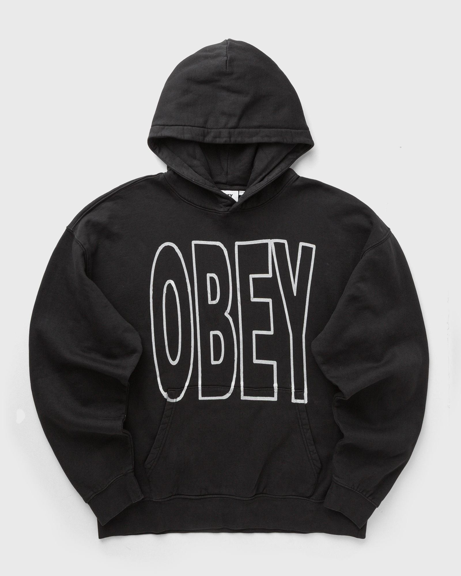 Obey Obey manor faded hood, black