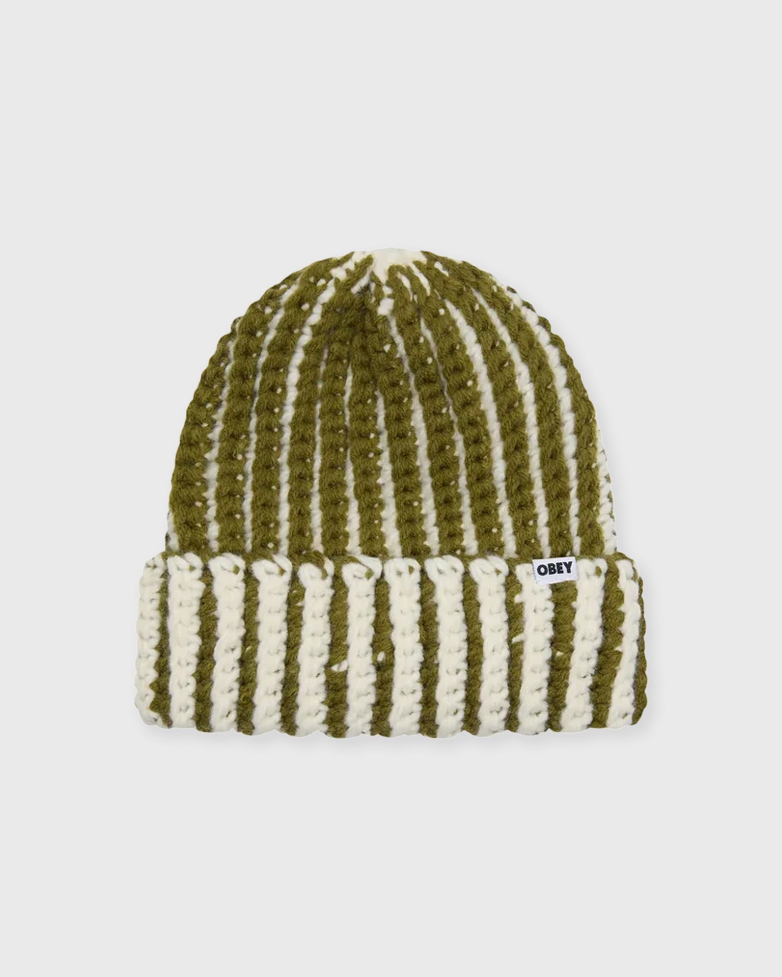 Obey SCOUT CHUNKY BEANIE, green